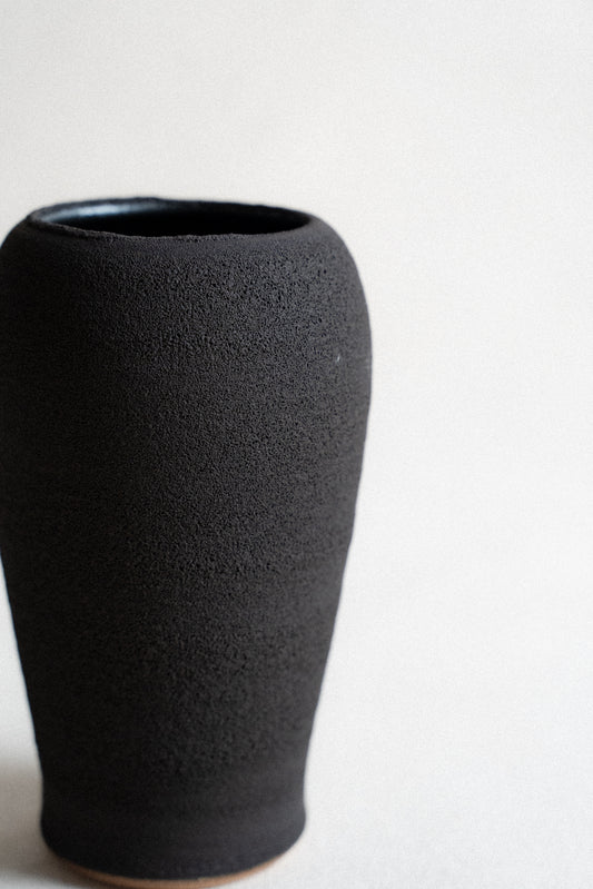 Black Lava Vase No. 3