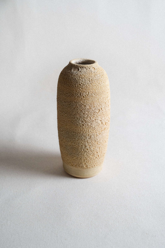 White Lava Vase No. 3